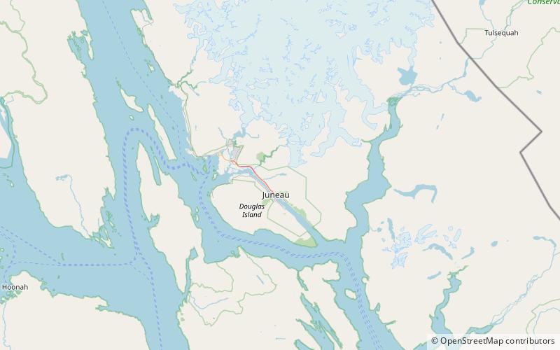 Salmon Creek Dam location map