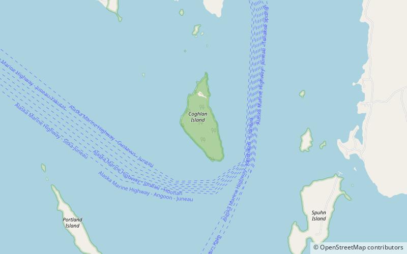 coghlan island juneau location map