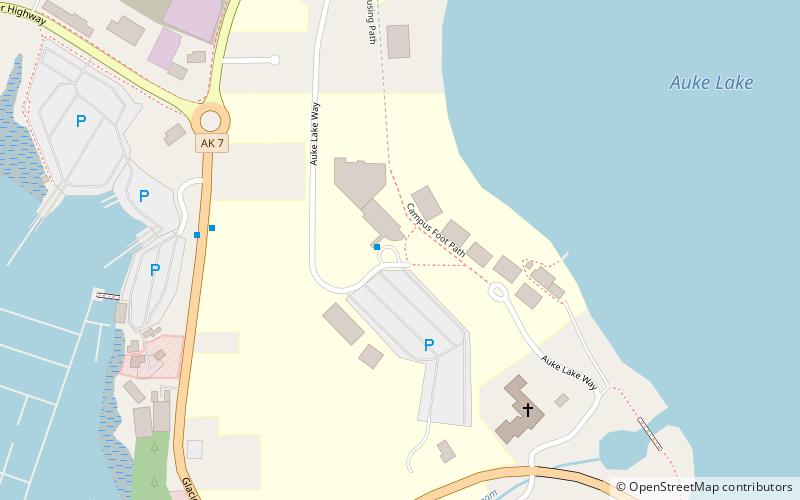 universite de lalaska du sud est juneau location map