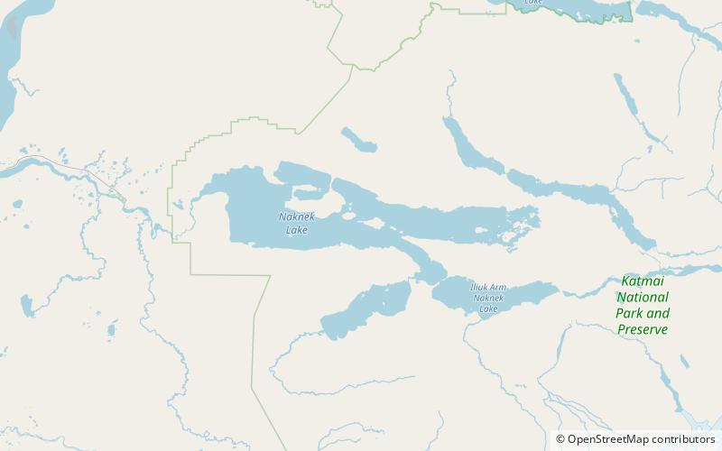 Naknek Lake location map