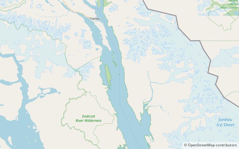 Phare d'Eldred Rock location map