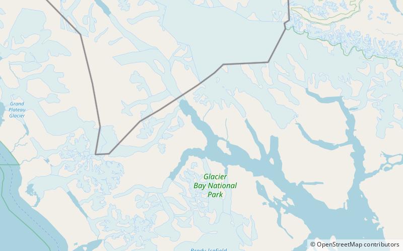 Spirit of Glacier Bay location map