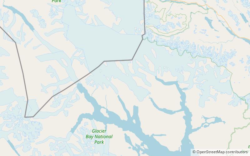 Carroll Glacier location map