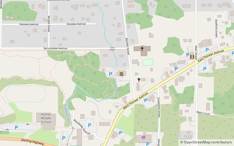 Pratt Museum location map