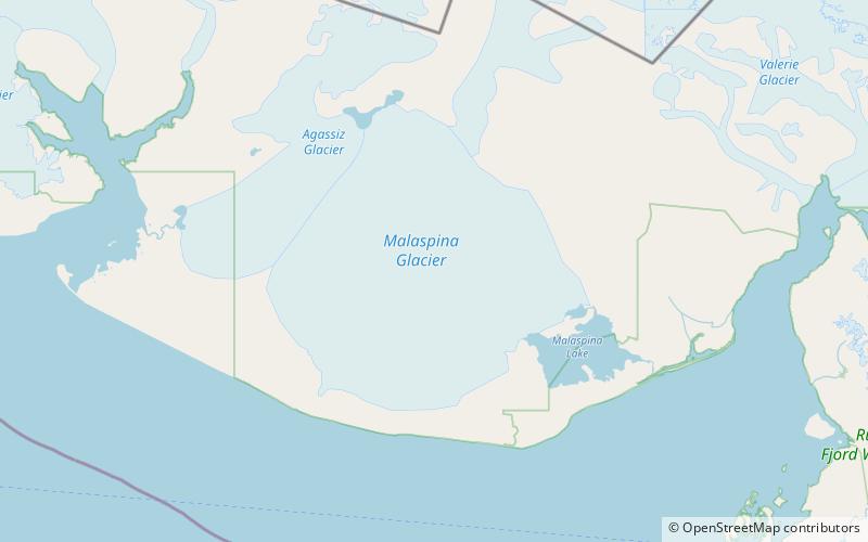 Glacier Malaspina location map