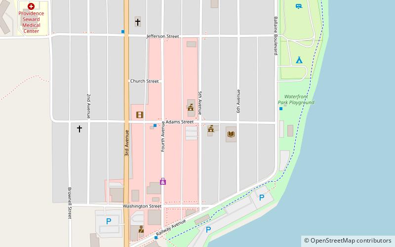 Seward Community Library & Museum location map