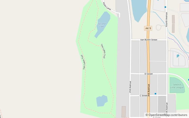 two lakes park seward location map