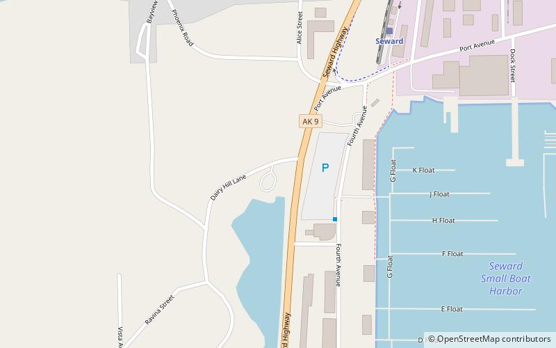 benny benson memorial park seward location map