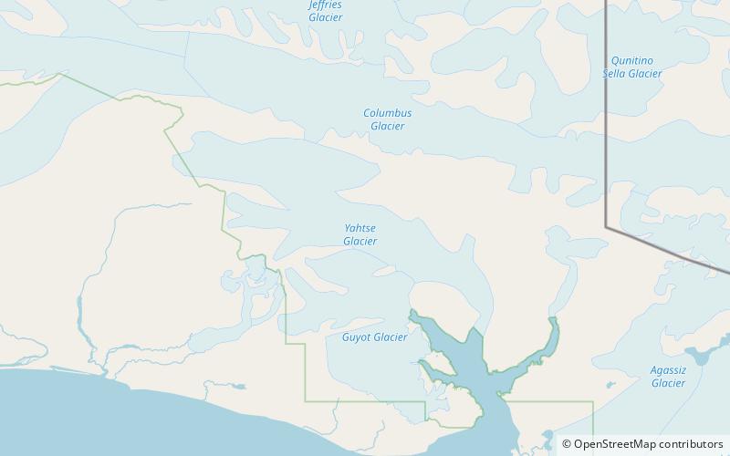 Glacier Yahtse location map