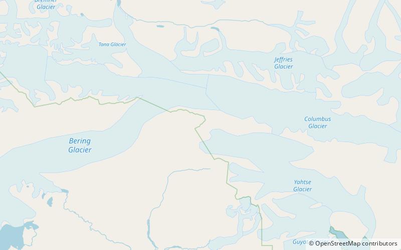 mount miller parc national de wrangell saint elie location map