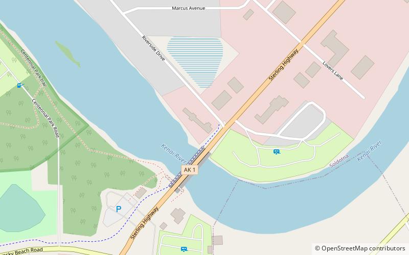 Bridge Lounge location map