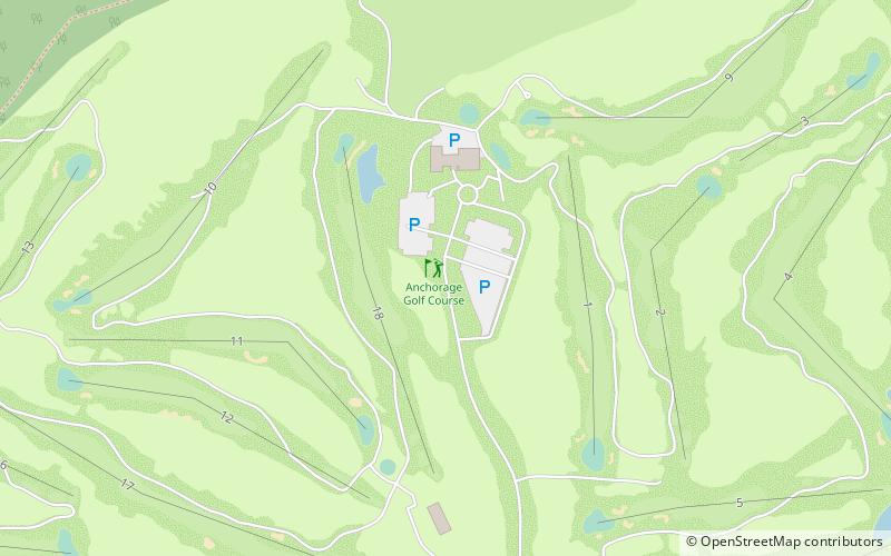 anchorage golf course location map