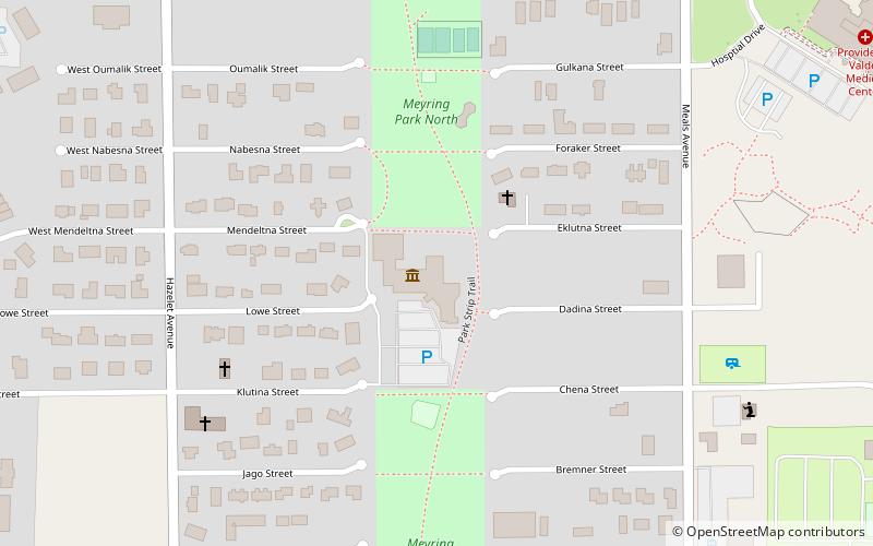 The Maxine & Jesse Whitney Museum location map