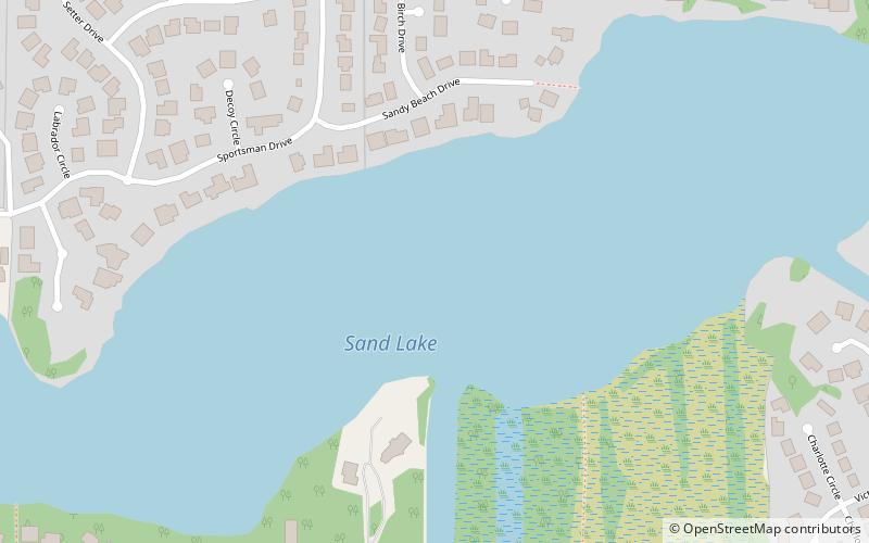 Sand Lake location map