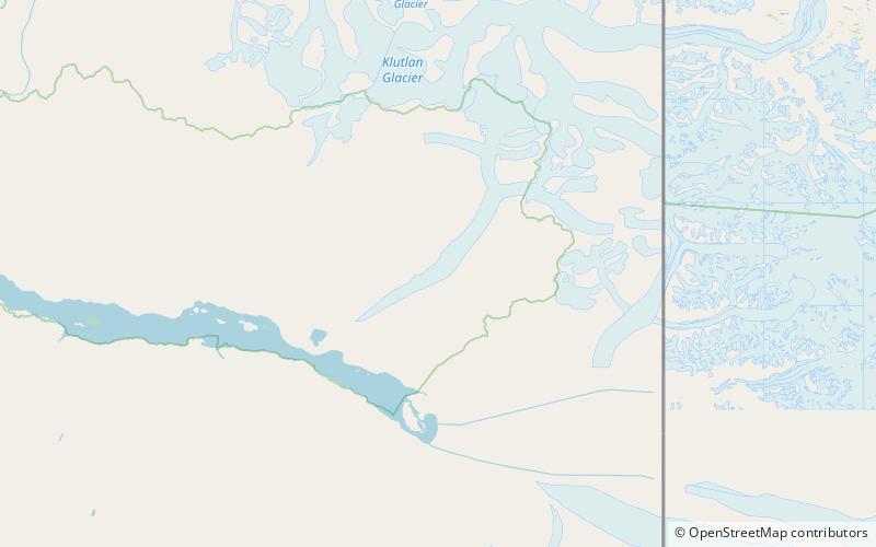 barnard glacier park narodowy wrangla swietego eliasza location map