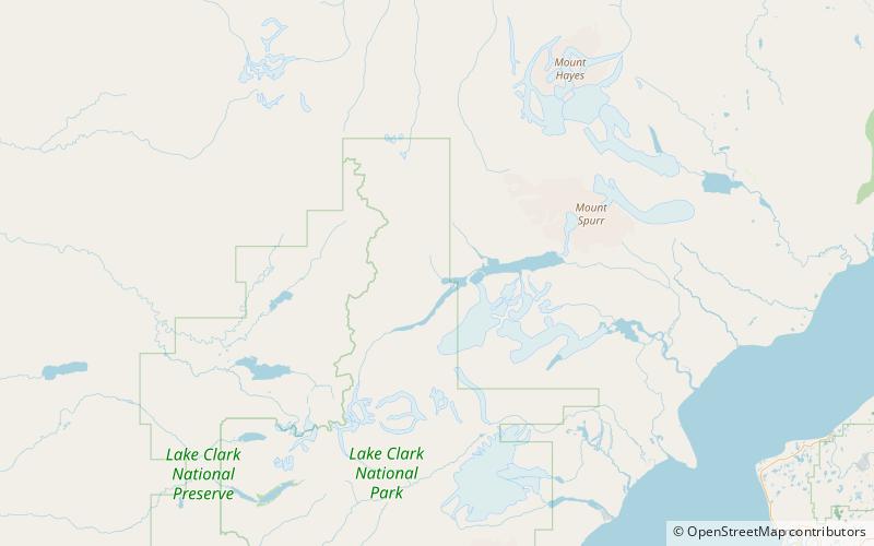 another river lake clark national park and preserve location map