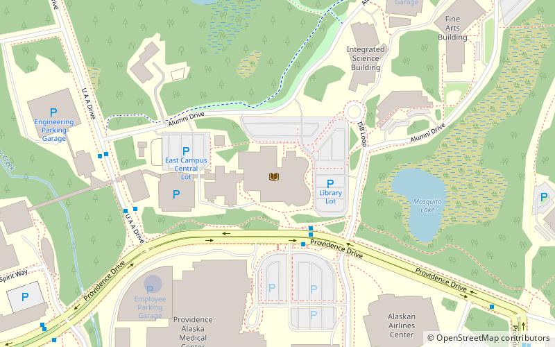 UAA/APU Consortium Library location map