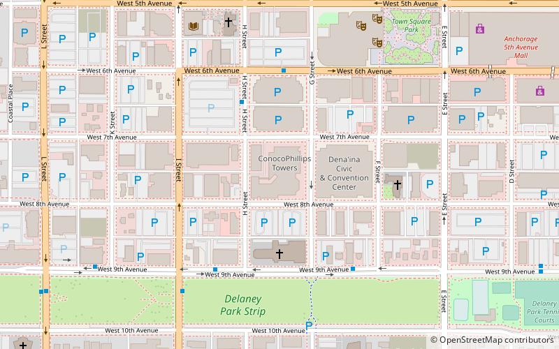 Conoco-Phillips Building location map