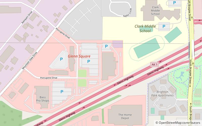 Glenn Square location map