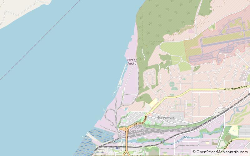 Hafen Anchorage location map