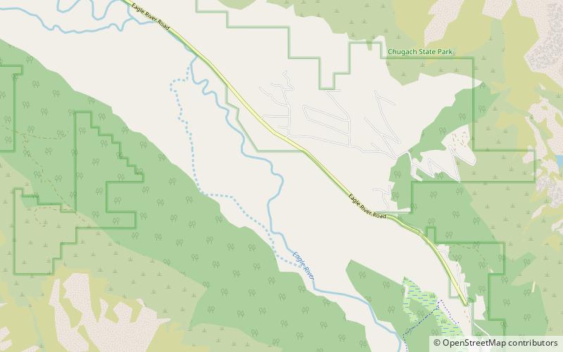 afognak forest parque estatal de chugach location map