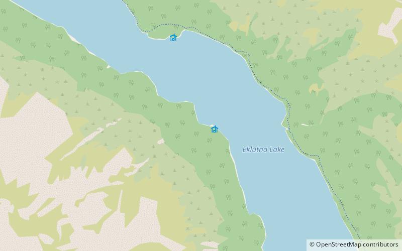 Eklutna Lake location map
