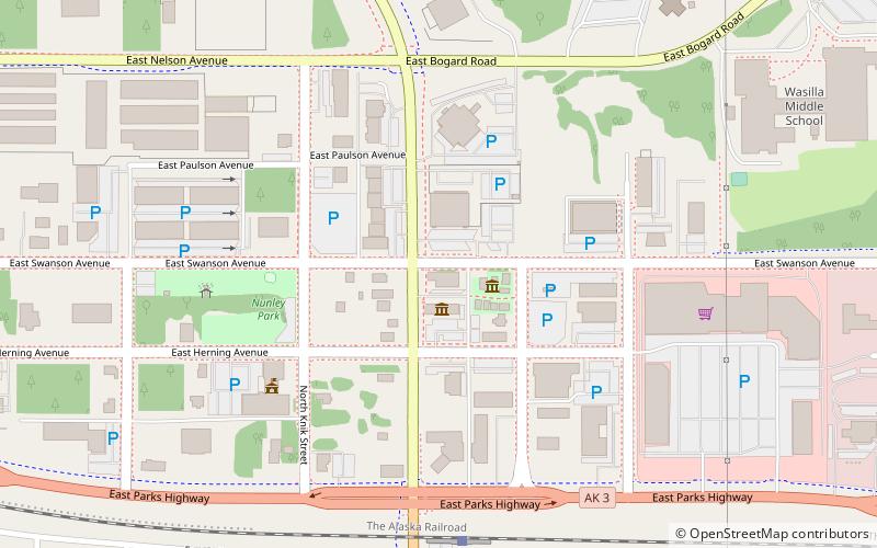 wasilla community hall location map
