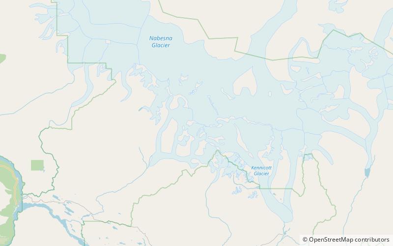 Montagnes Wrangell location map