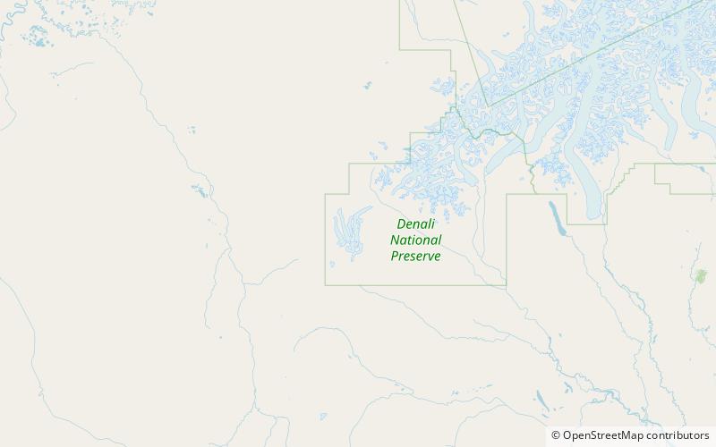 shadows glacier parque nacional y reserva denali location map