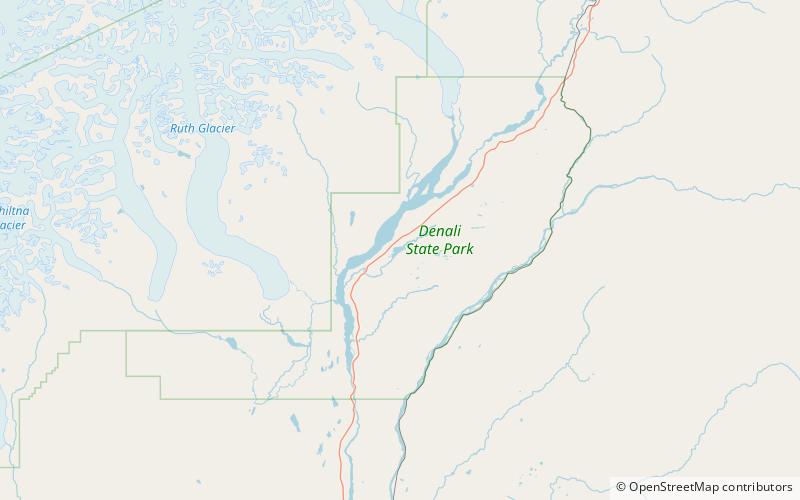 Byers Lake location map
