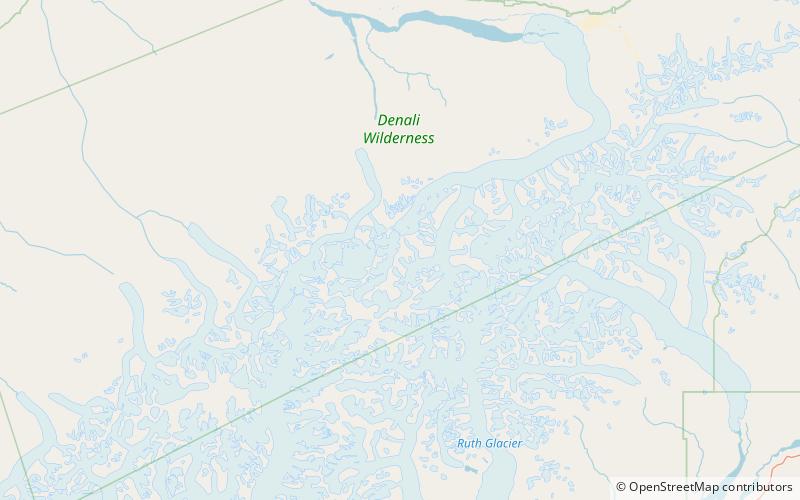 mount koven denali nationalpark location map