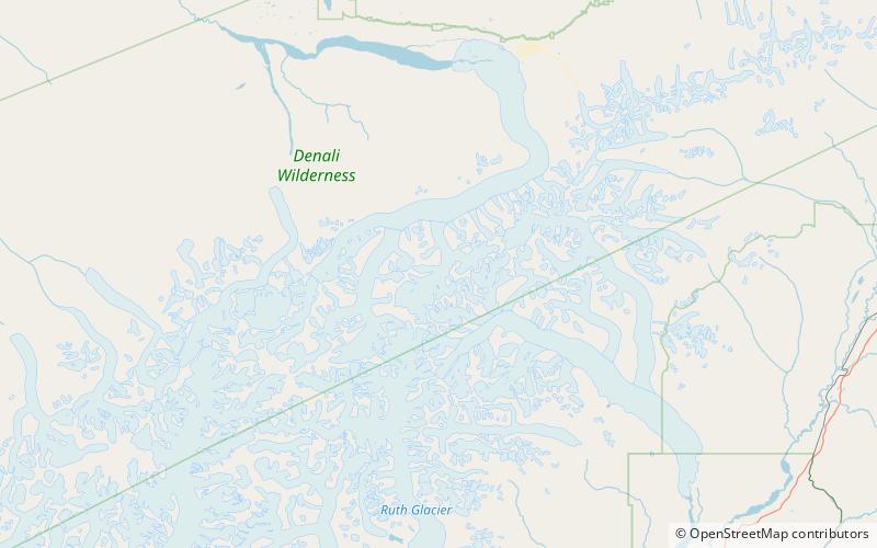 brooks gletscher denali nationalpark location map
