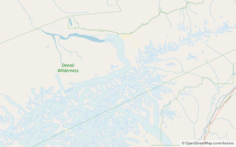 Muldrow-Gletscher location map