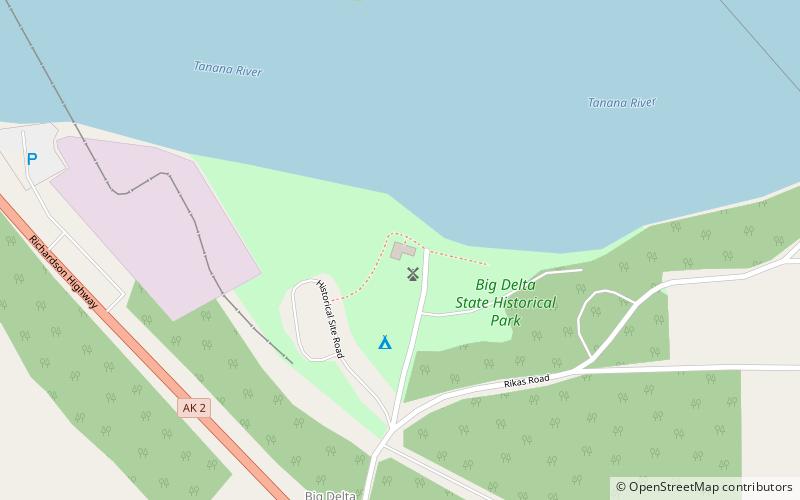 Rika's Landing Roadhouse location map