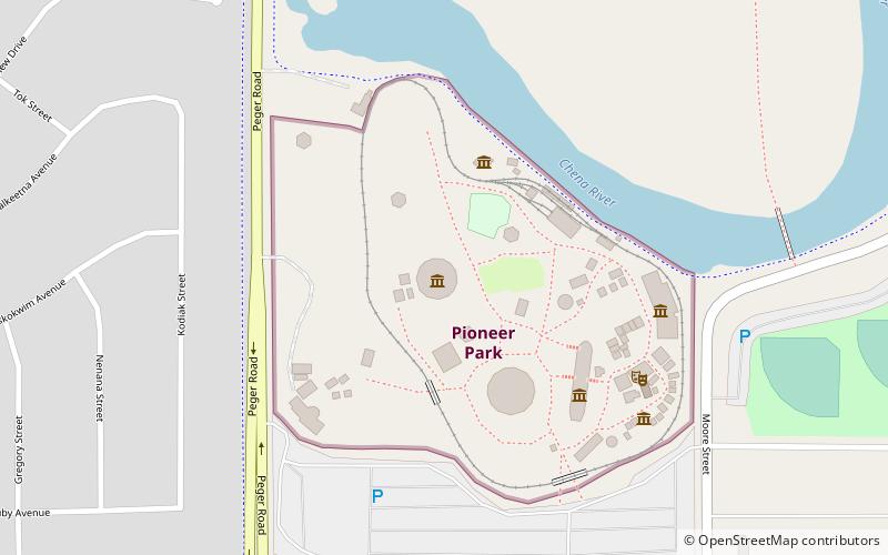 Pioneer Air Museum location map