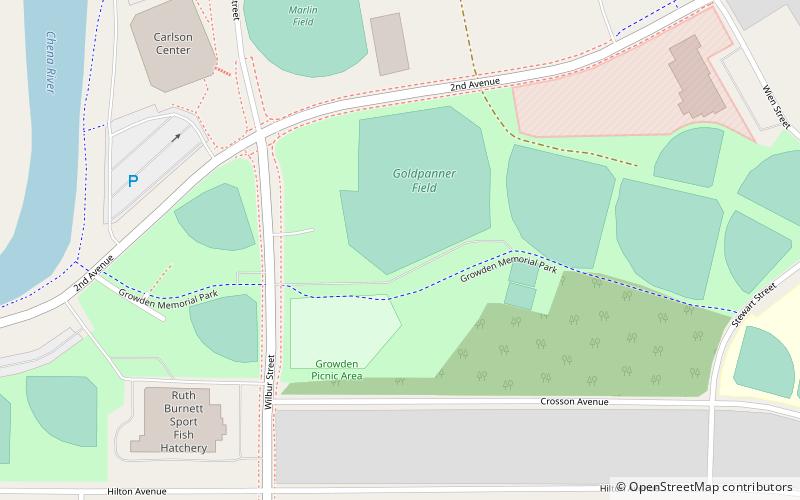 Growden Memorial Park location map