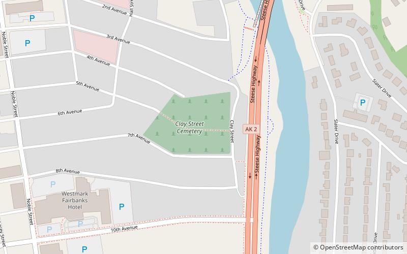Clay Street Cemetery location map