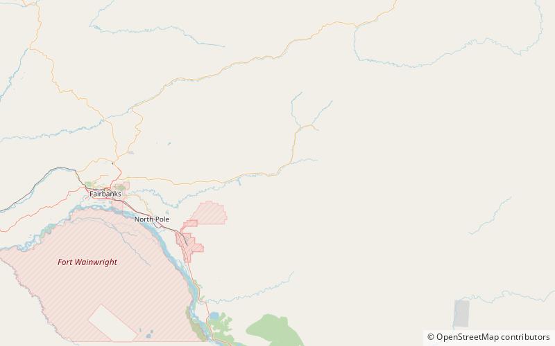 Région récréative d'État de Chena River location map