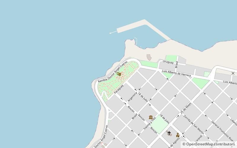 teatro de verano fray bentos location map