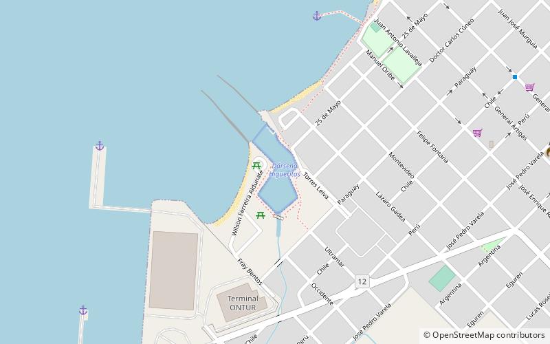 Dársena Higueritas location map