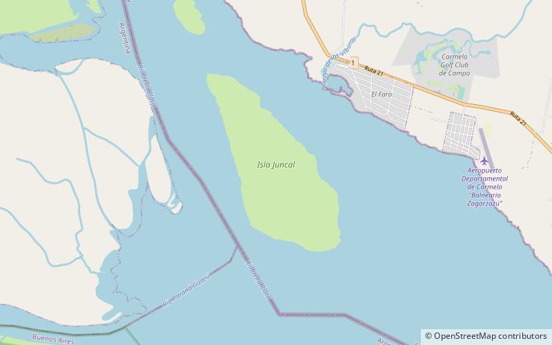 juncal island location map