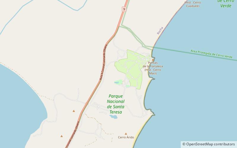 Nationalpark Santa Teresa location map