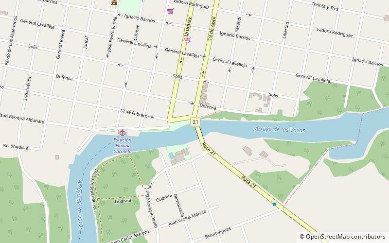 Puente Giratorio location map