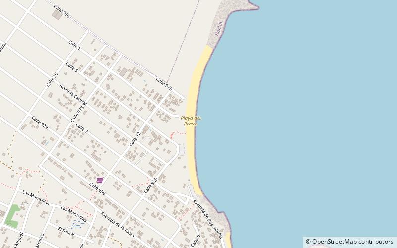 playa del rivero punta del diablo location map