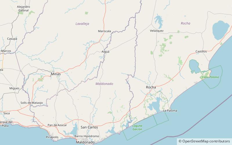 Cuchilla Grande location map