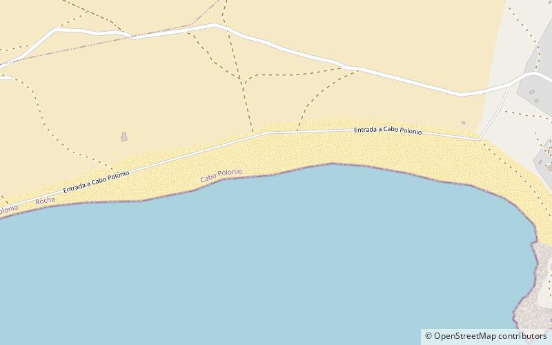 playa sur cabo polonio location map