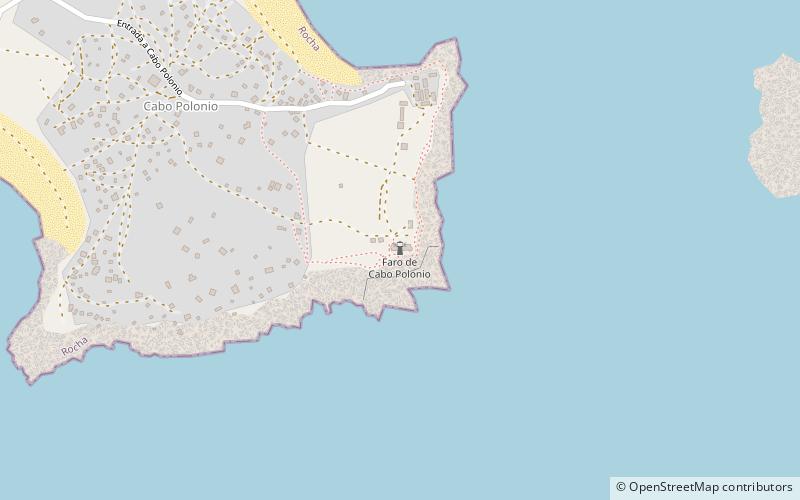 Faro de Cabo Polonio location map