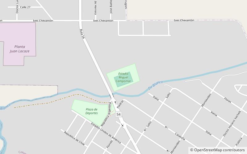 Estadio Miguel Campomar location map