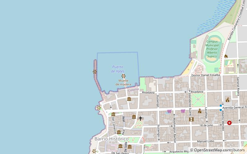 puerto de yates colonia location map