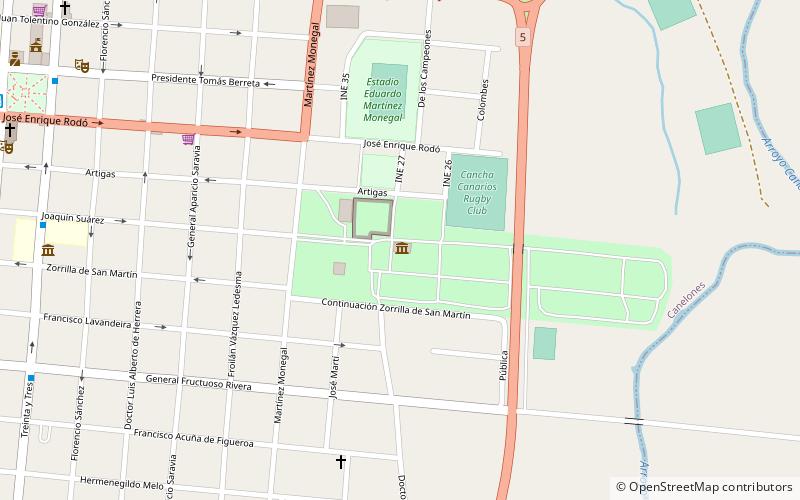 muzeum canelones location map